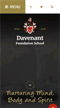 Mobile Screenshot of davenantschool.co.uk